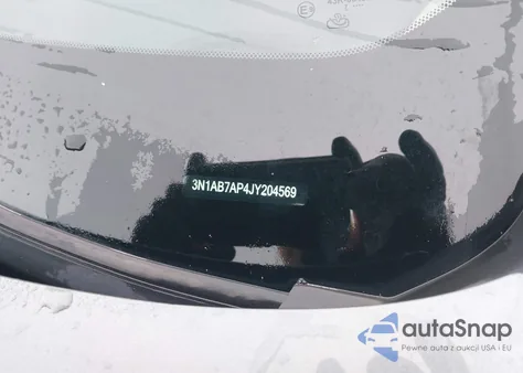 2018 Nissan Sentra Sv z USA, uszkodzony, nr VIN 3N1AB7AP4JY204569